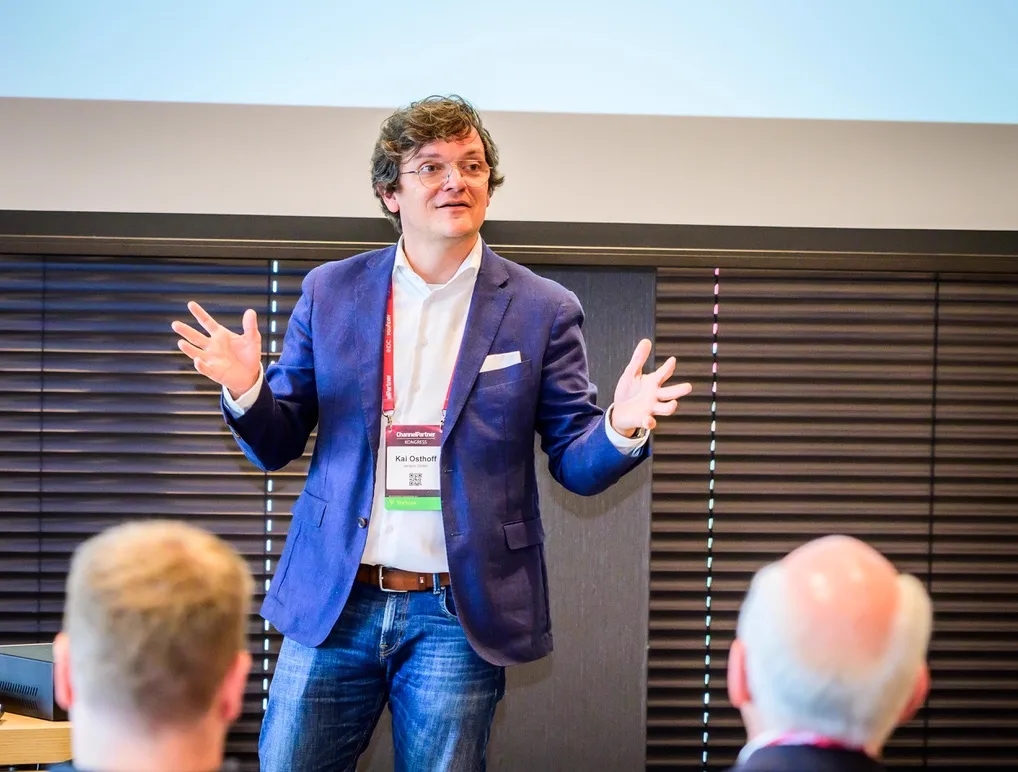 Kai Osthoff im Gespräch mit dem Publikum beim ChannelPartner-Kongress 2024